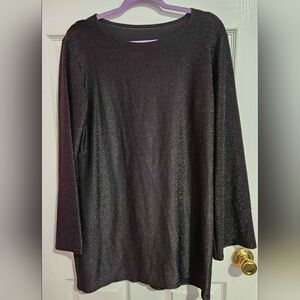 Blackmilk Black Glittery Dress (Sample)